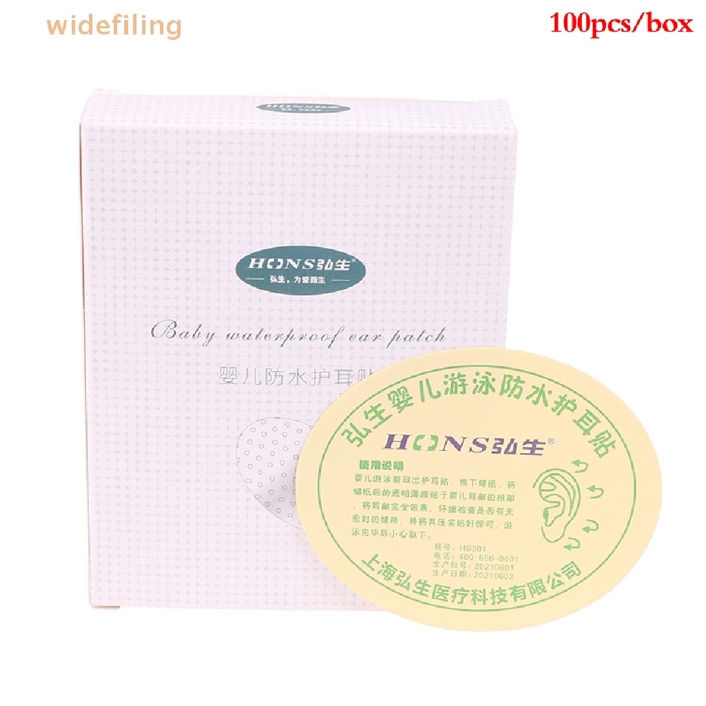Set 100 Miếng Dán Tai Chống Thấm Nước Bảo Vệ Tai Khi Đi Bơi Dành Cho Bé