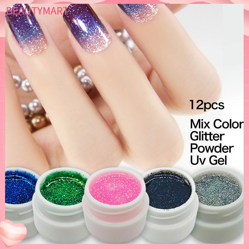 Sơn Móng Tay UV Gel Kim Tuyến Lấp Lánh Bán Vĩnh Viễn