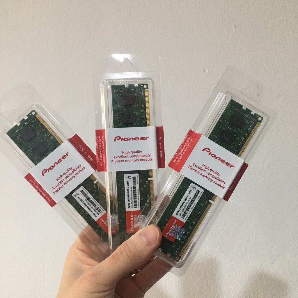 Bộ nhớ ram DDR3 8GB/1600MHz Pioneer chuyên dùng cho PC