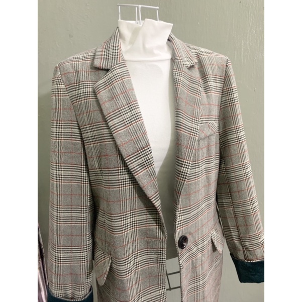 Áo khoác blazer kẻ siêu đẹp