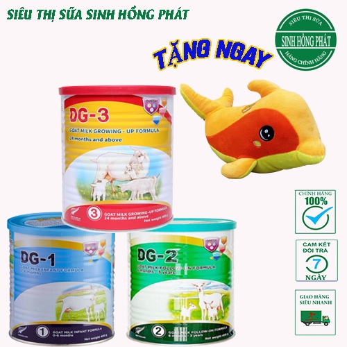 Sữa dê DG1, DG2, DG3 hộp 400g