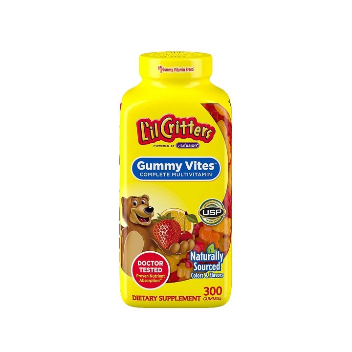 L'il Critters Gummy Kẹo dẻo Gấu nhiều vị Mỹ (Gummy Vites 300v)