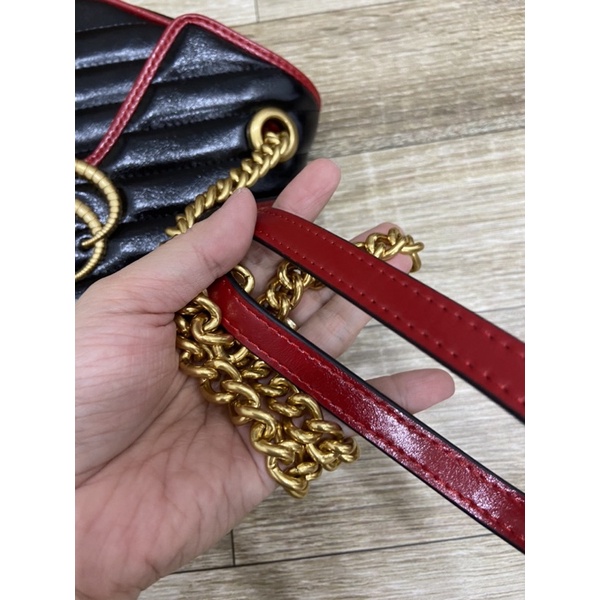 Túi si da thật hiệu GC Marmont 22