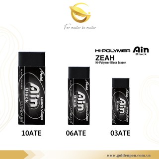 [HÀNG CHÍNH HÃNG] Tẩy Chì Màu Đen Nhật Bản Cao Cấp Pentel - ZEATH - Các Kích Cỡ 03/06/10