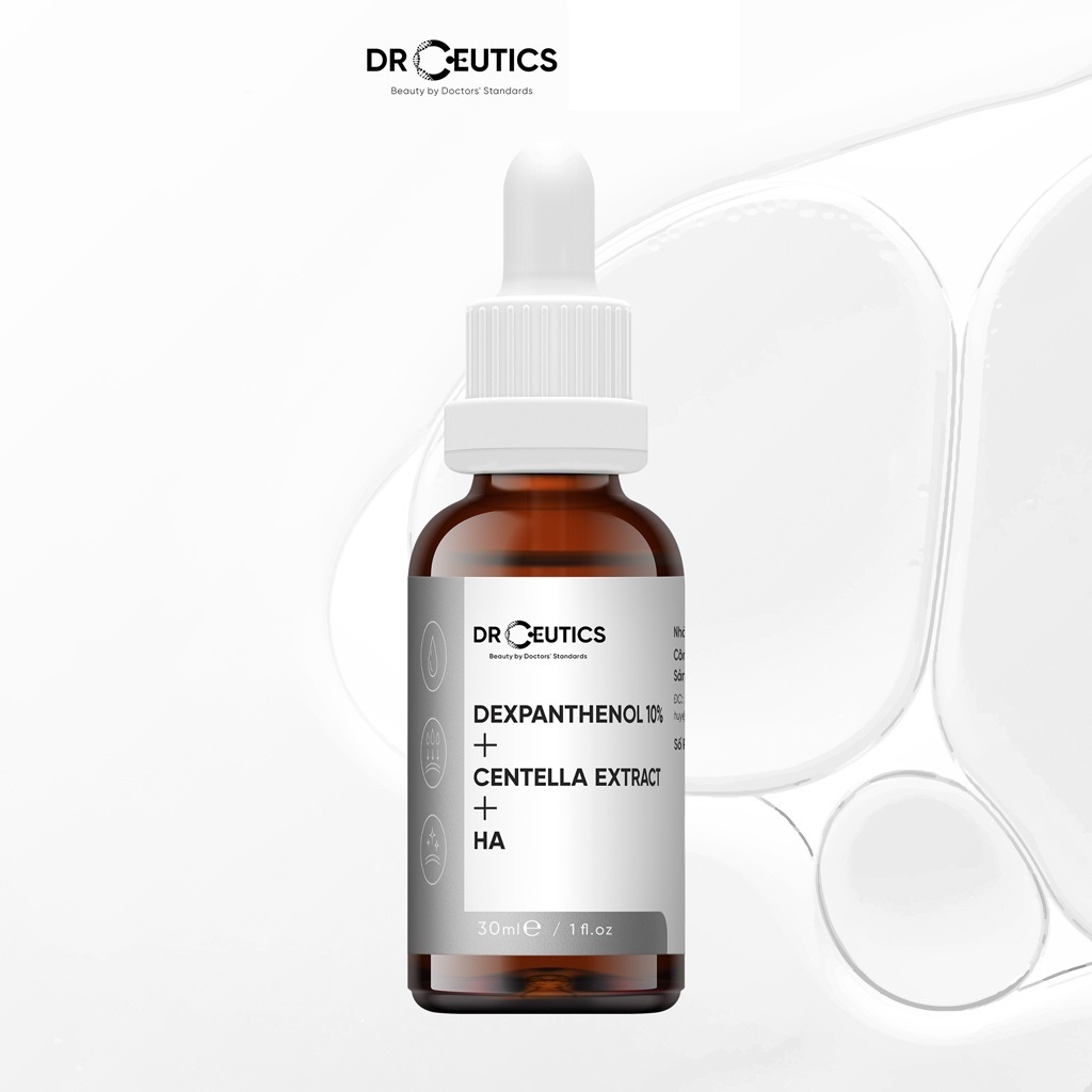 Serum B5 DrCeutics Cấp Ẩm Và Phục Hồi Da Dexpanthenol 10% + Centella Extract + HA 10ml-30ml-100ml