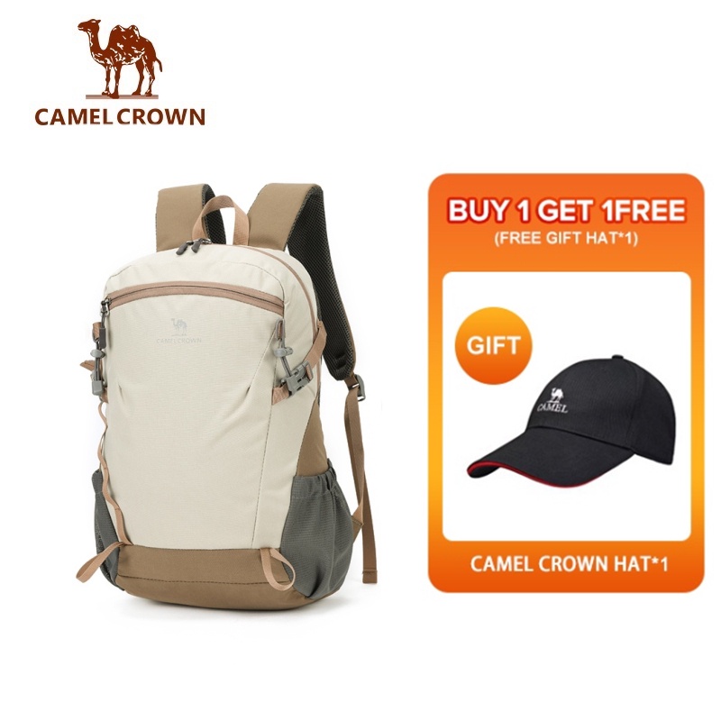 CAMEL CROWN Ba lô 30L công suất lớn ba lô đi bộ đường dài leo núi túi