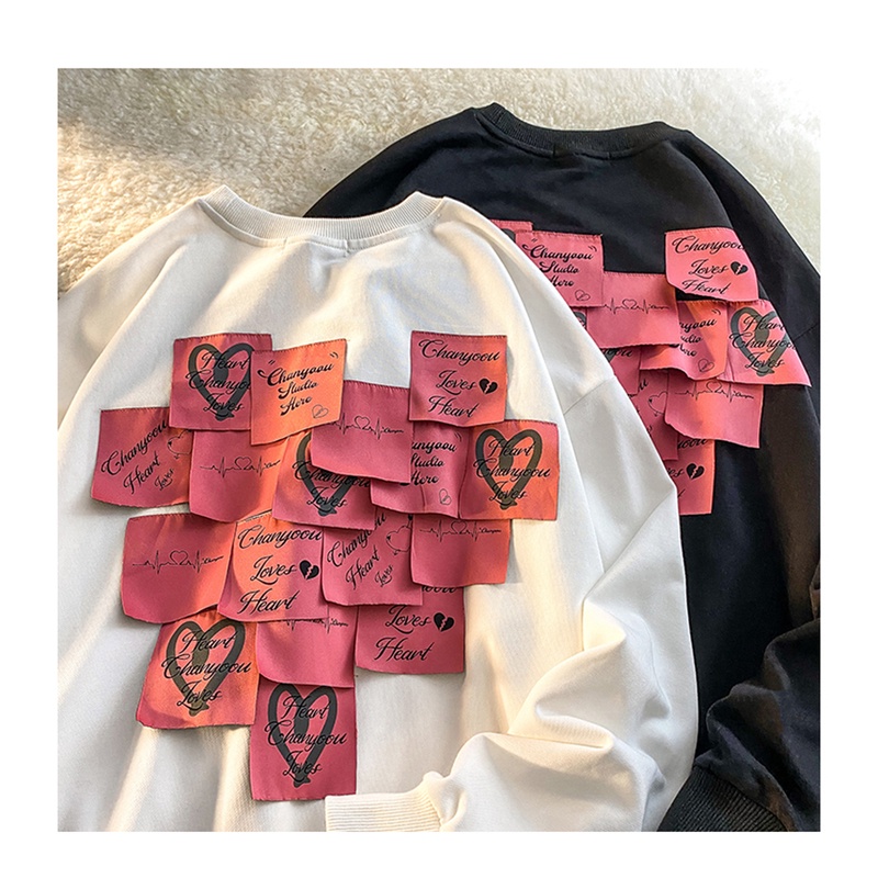 Áo NRVP thể thao tay dài có in chữ thời trang phong cách cho nữ