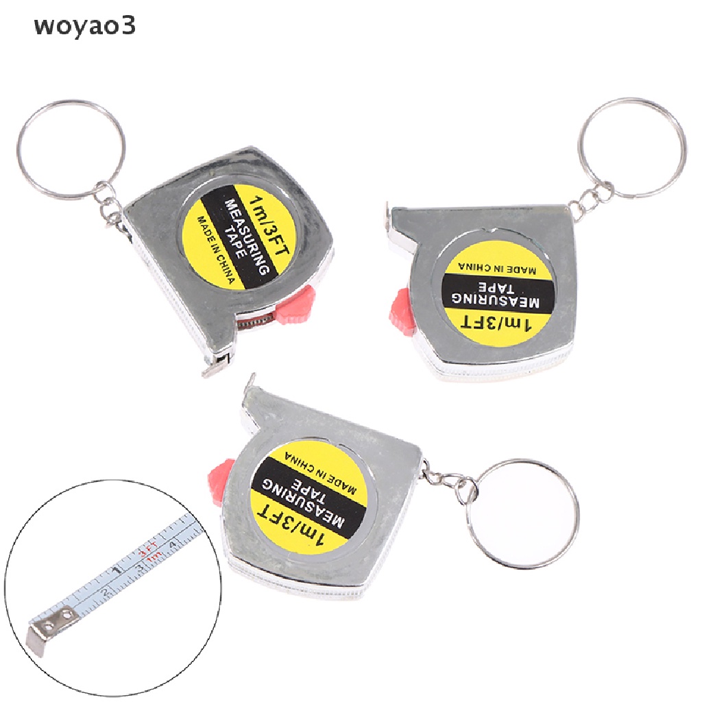 Thước Dây Bỏ Túi 1M / 3ft Bằng Thép Không Gỉ Tiện Dụng