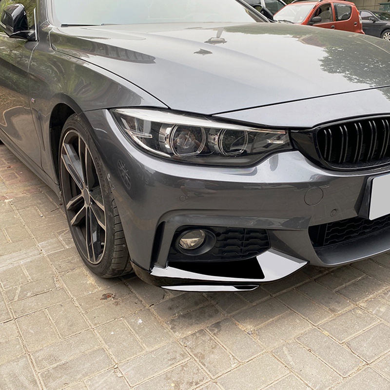 Đối với BMW 4-Series F32 F33 F36 M-Tech 2014-2020 Cản trước Bộ khuếch tán góc môi Bộ khuếch tán Bộ chia cánh lướt gió Bộ bảo vệ