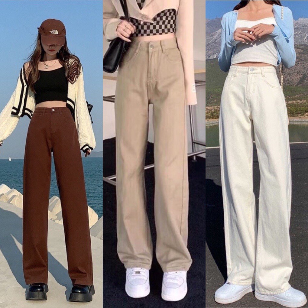 chân váy jean bò dài nữ chữ a jeans cạp cao phong cách | BigBuy360 - bigbuy360.vn