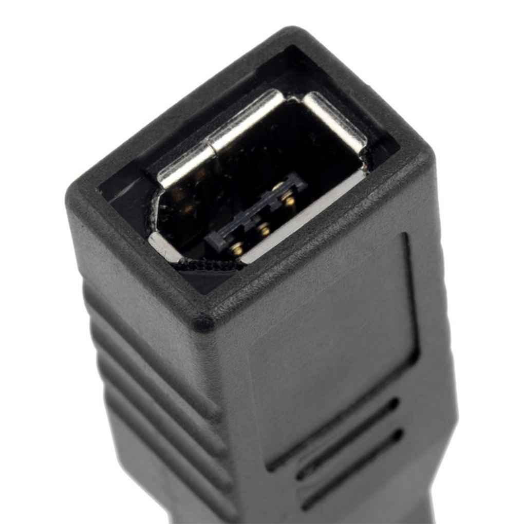 Dây Điện Nối 800 Sang Đầu Cắm 1394 6-pin 9-pin IEEE 400 Màu Đen Bằng Nhựa ABS