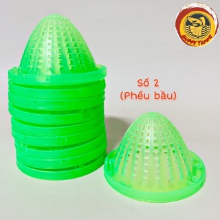 Phễu đựng giun - trùn chỉ cho cá