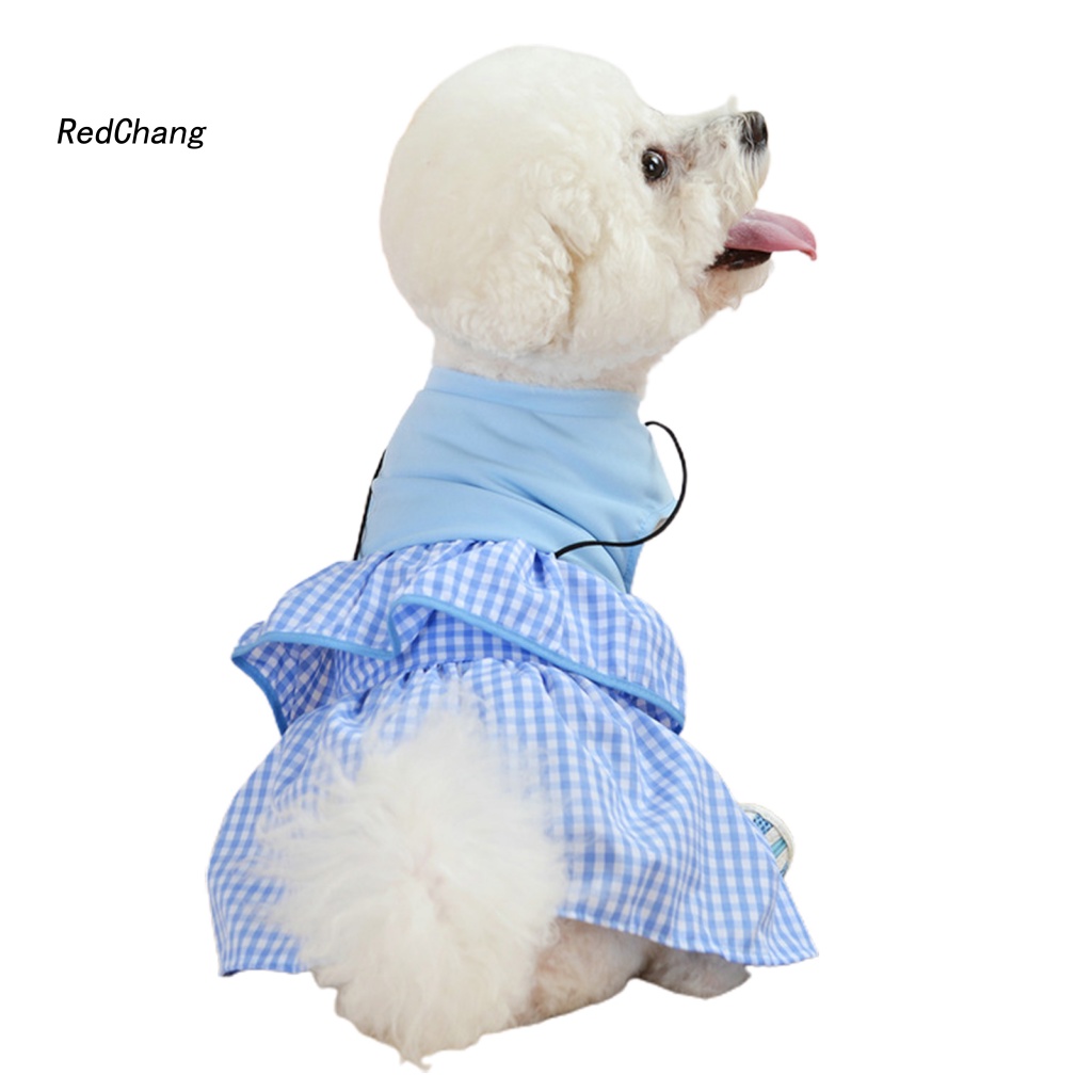 Rc ~ Đầm Kẻ Sọc Caro Nhẹ Nhàng Mang Hằng Ngày Cho Thú Cưng Bắt Mắt