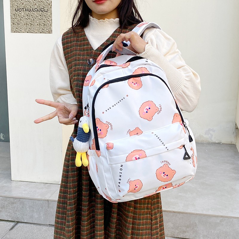 Ba Lô Đi Học / Du Lịch Cỡ Lớn Chống Thấm Nước In Họa Tiết Hoạt Hình Kiểu Nhật Bản Dễ Thương Cho