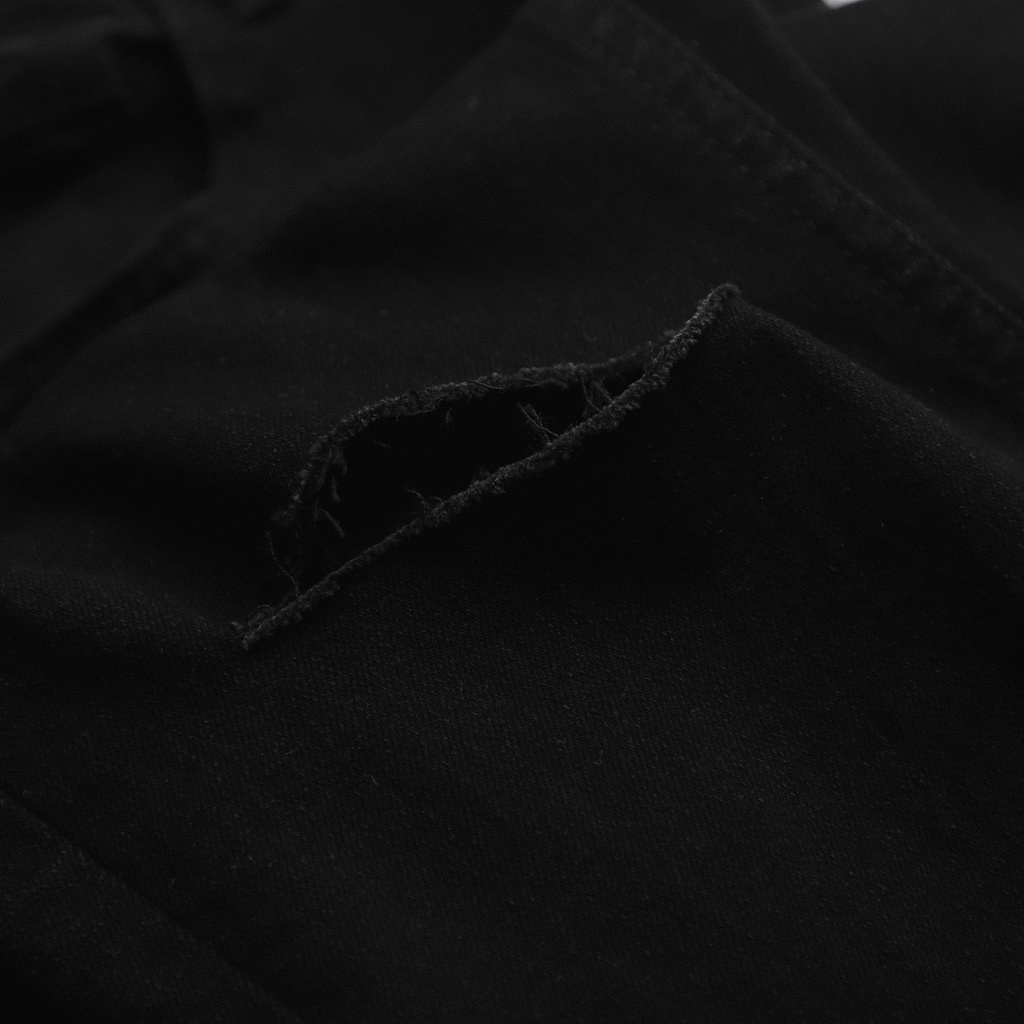 Quần Jean Nam Skinny Light Cut Black, Chất Vải Cotton Pha Spandex Thoải Mái, QJ0010, SOMEHOW