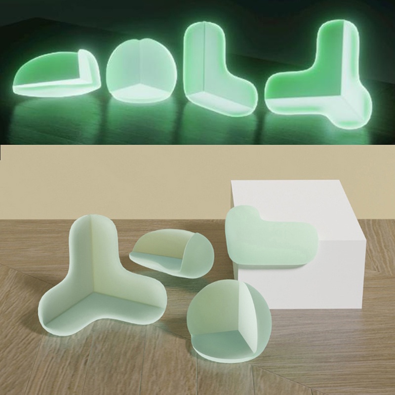Bộ 4 Miếng Silicone Dán Góc Cạnh Bàn Chống Va Chạm Bảo Vệ An Toàn Cho Bé
