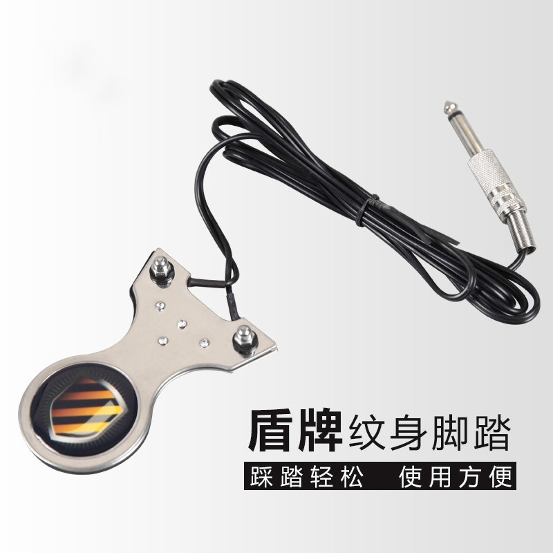 Bàn Đạp Bằng Thép Không Gỉ Bề Mặt Kim Loại Cho Máy Xăm Phong Cách Mới