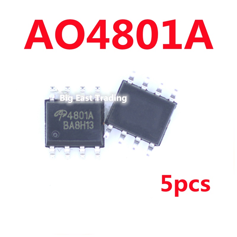 Bộ 5 chip IC MOS IC Mới Chính Hãng AO4801 AO4801A 4801A SOP-8