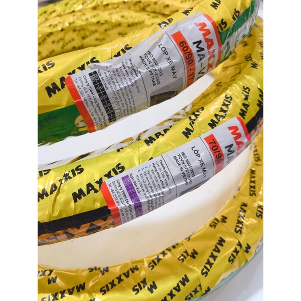 Vỏ lốp xe Maxxis gai xương cá sử dụng ruột  size 60/90.17 -> 80.90/17