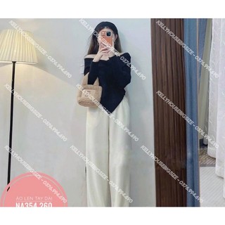 [Hàng Có Sẵn] Bigsize Áo Len Tay Dài (Từ 50kg đến 75kg)