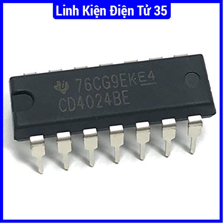 Linh kiện IC chức năng CD4024 chân cắm, chân dán 14P
