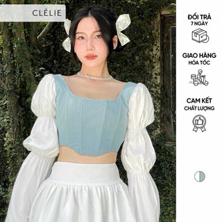 Áo kiểu nữ tay phồng | mali top - clélie