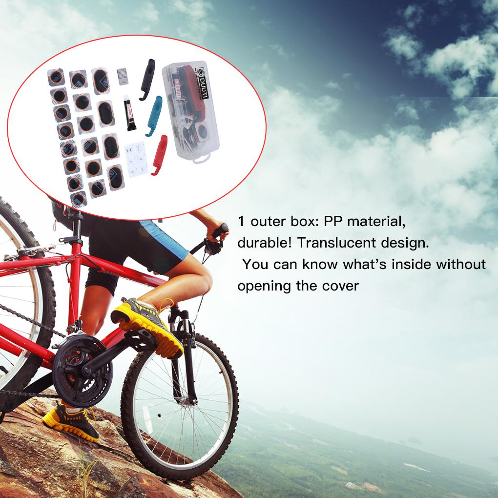 Bộ Dụng Cụ Sửa Chữa Lốp Xe Đạp Có Thể Tái Chế Kèm Hộp Đựng Tiện Lợi DUUTI