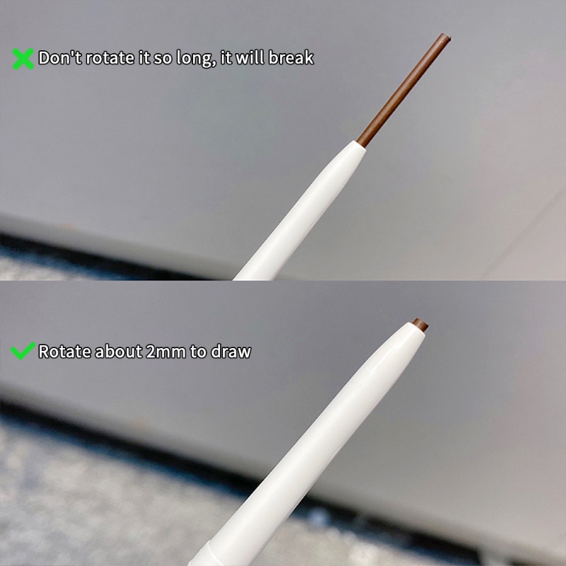 Bút Kẻ Mắt Dạng Gel Màu Đen / Nâu Siêu Mỏng Mềm Mịn Lâu Trôi Chuyên Nghiệp