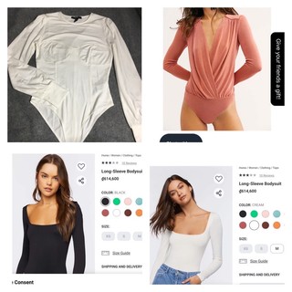 Bodysuit dài tay Forever 21 chuẩn xịn