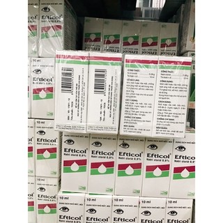 Dung dịch nhỏ mắt mũi EFTICOL (1 lốc 10chai)