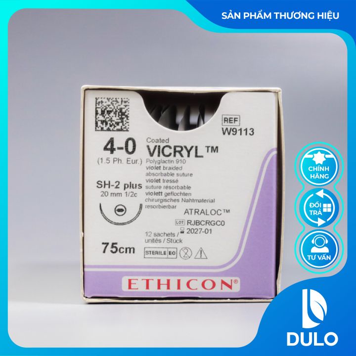 Chỉ phẫu thuật Vicryl 4/0