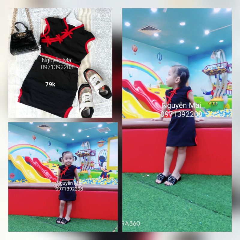 Sườn xám cách tân dành cho bé gái