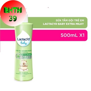 Sữa Tắm Gội Trẻ Em Lactacyd Milky Bảo Vệ, Nuôi Dưỡng Da và Tóc cho Bé chai 500ml