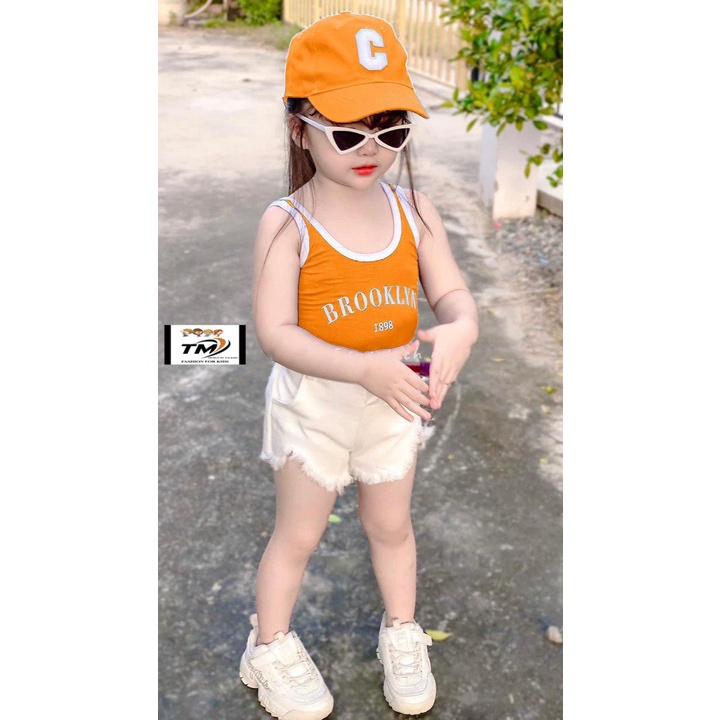 Set Thể Thao 3 Chi Tiết  Dành Cho Bé Gái 10-20kg