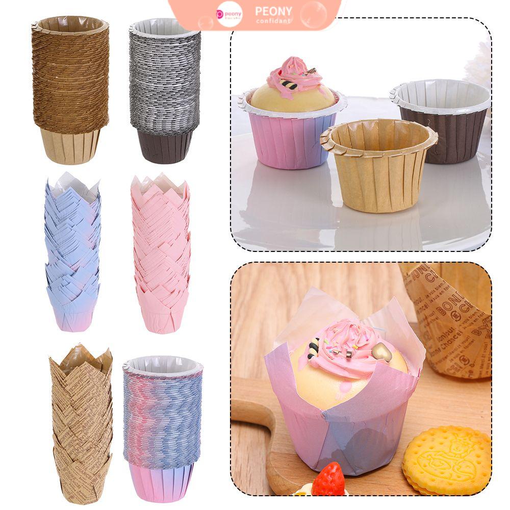 Set 50 Cốc Làm Bánh Muffin DIY Tiện Dụng