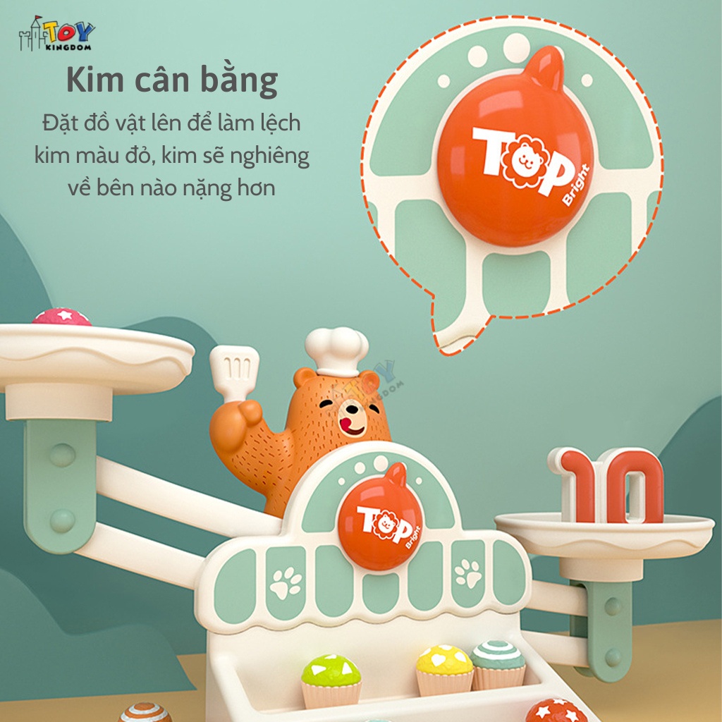 Đồ Chơi Giáo Dục Gấu Cân Bằng Toykingdom – Giúp Bé Phát Triển Trí Thông Minh - Hàng Cao Cấp