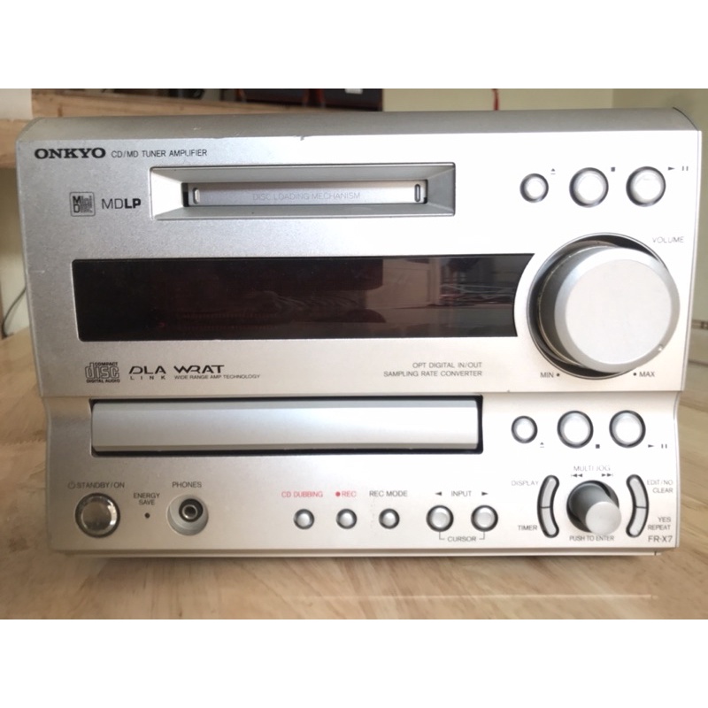 Amply onkyo dàn mini cd/md tuner fr-x7 100V/48W
