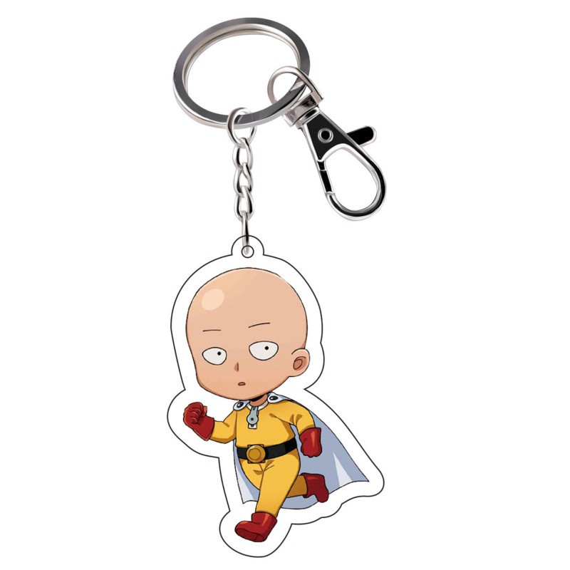 Móc Khóa Mô Hình Nhân Vật Saitama Genos Tatsumaki Trong ONE PUNCH-MAN Bằng Acrylic Quà sinh nhật