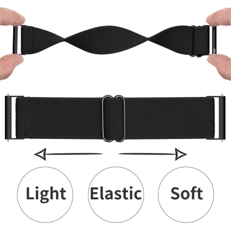 HUAWEI Dây Nylon Co Giãn 20mm 22mm 22mm Cho Đồng Hồ Thông Minh Samsung Galaxy watch 4 / classic / 3 / 5 / pro / Active 2 Gear S3 GT 2 2e 3 pro