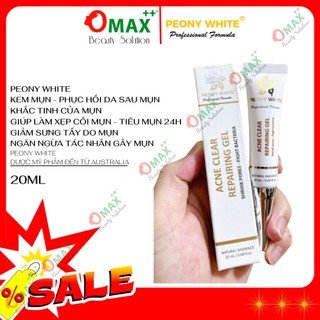 Kem mụn peony white - acne clear repairing cream - ngừa mụn - giảm thâm sau mụn - giảm các tác nhân gây mụn 20ml