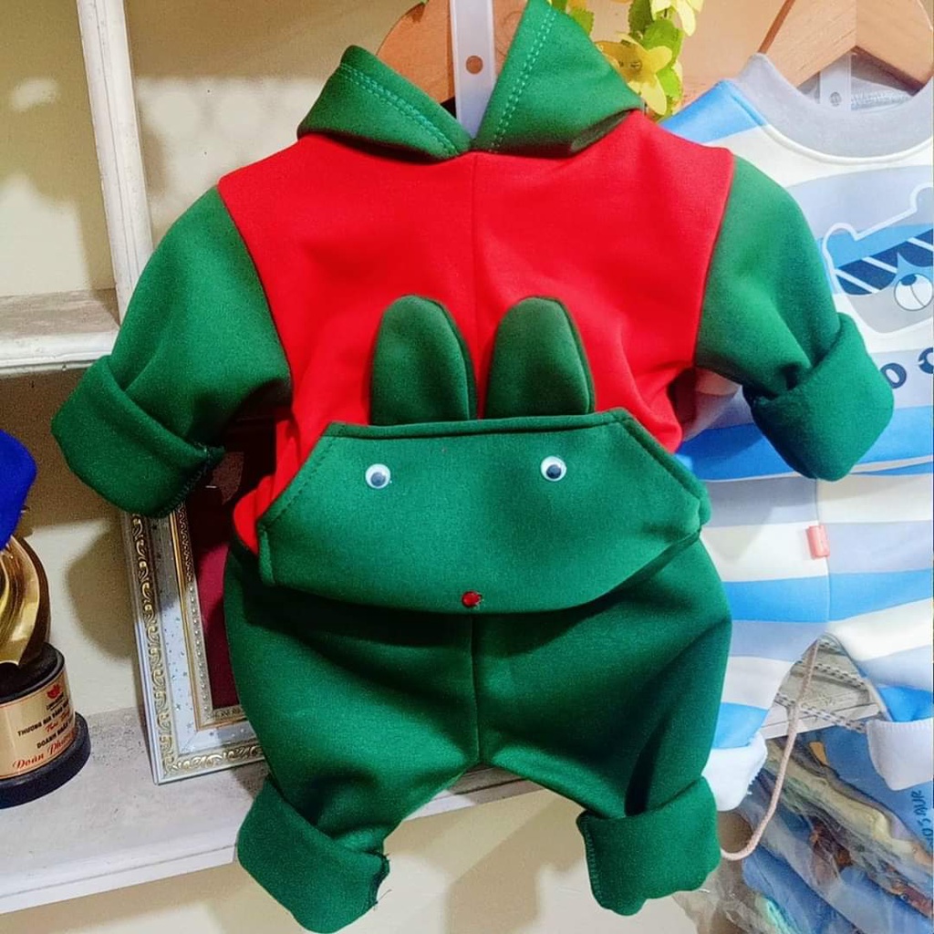 Bộ nỉ lông Hoodie cho bé từ 10-22kg