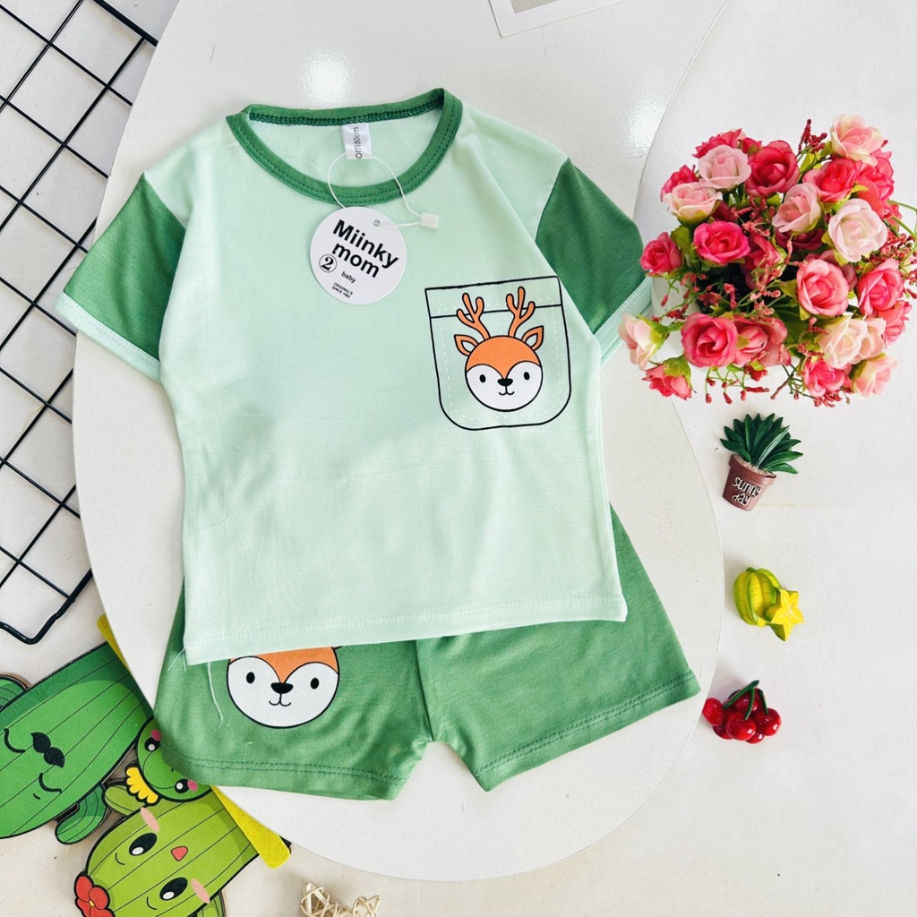 Bộ cộc tay cho bé trai , bộ cộc tay cho bé gái từ sơ sinh đến 14kg - JKIDS