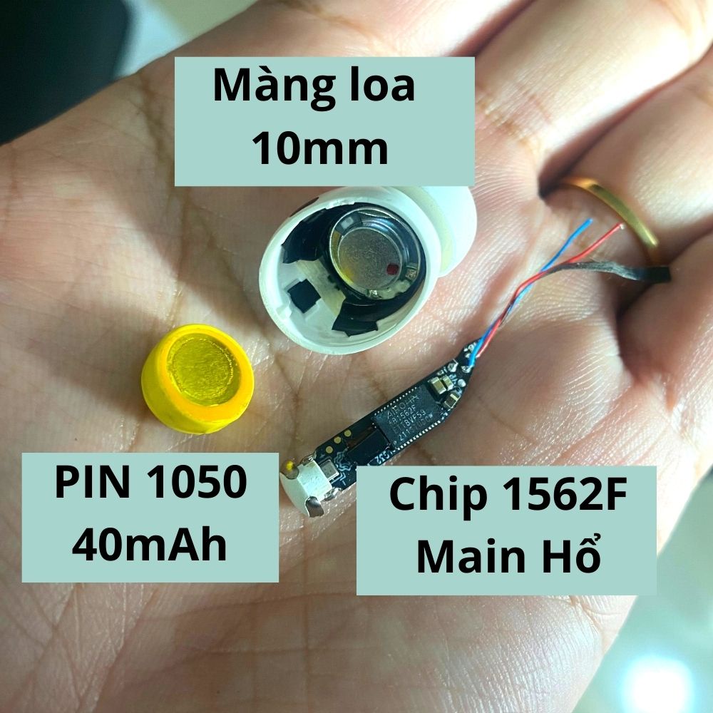 Pin nút Li-ion 3.6V LIR 1040 35mAh  cho tai nghe Bluetooth TWS
