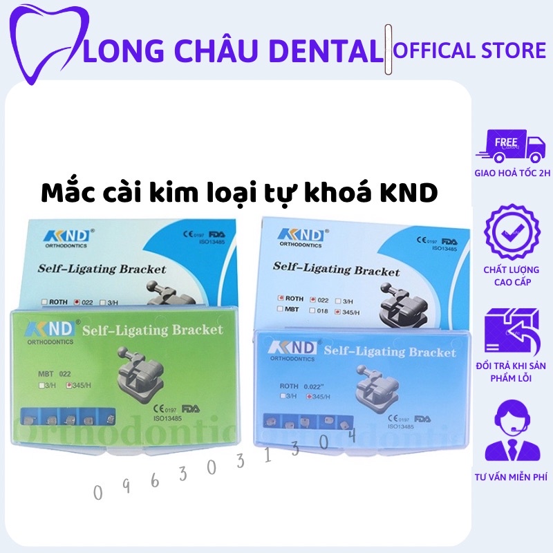 Mắc cài kim loại tự khoá chính hãng KND -LC01