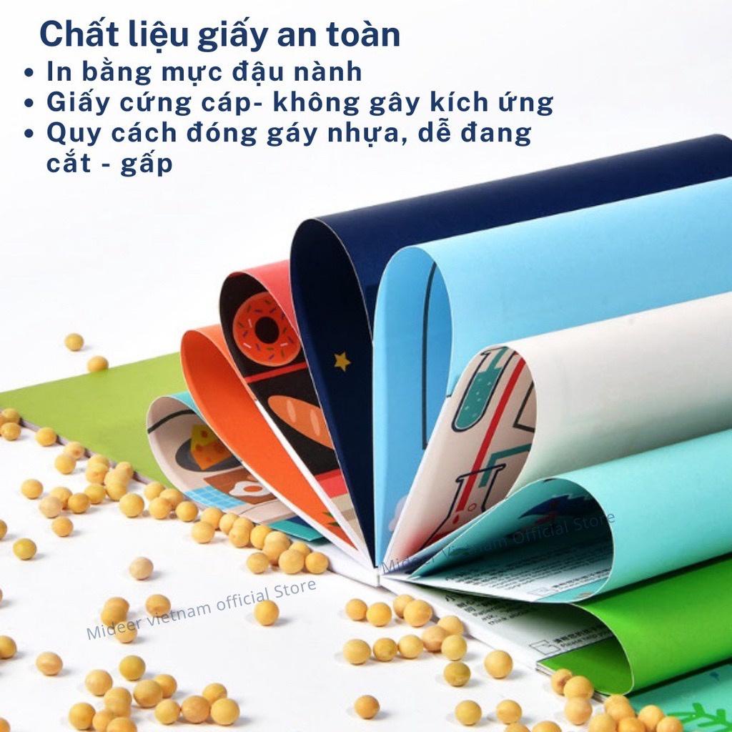 Mideer Lets Cut Paper 03 Cấp Độ - Đồ Chơi Thủ Công Cắt Giấy Tạo Hình Sáng Tạo Cho Bé 2 3 4 5 Tuổi