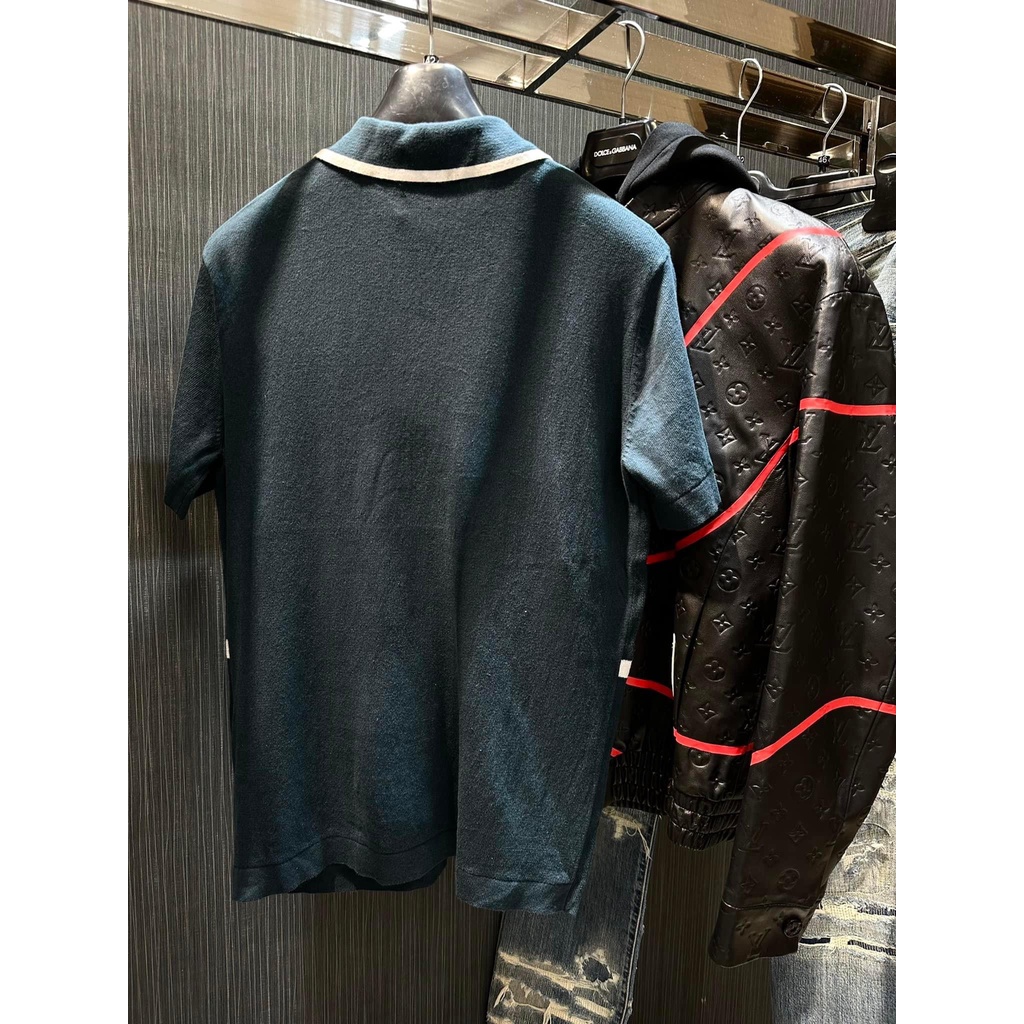 Áo polo Louis Vuitton logo ngực LA 2022 on web