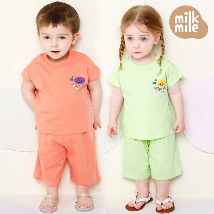 Bộ cotton hè xuất Hàn dư xịn cho bé BMI027