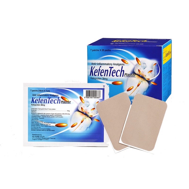 Cao dán giảm đau xương khớp Kefentech plaster