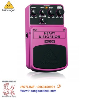 HD300 Stompboxes Behringer - Pedal Ghita Behringer