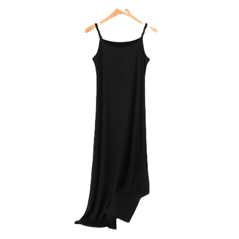 Đầm Ngủ Cotton Dáng Rộng Màu Trơn Thoải Mái Thời Trang Mùa Hè Cho Nữ